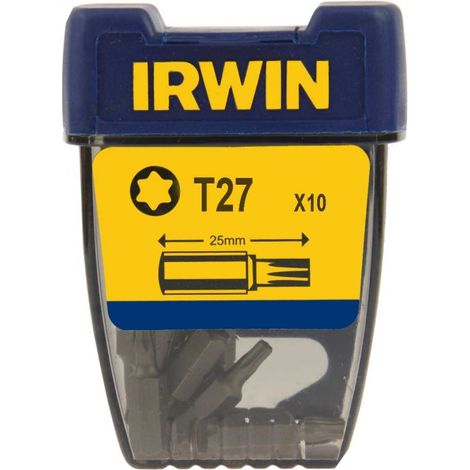 EMBOUTS DE TOURNEVIS TORX 1/4'' 25MM 10 PIÈCES T27 - I-10504355