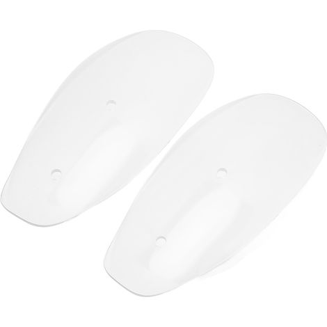 Set mit 2 Motorrad-Handschützern, Wind- und Kälteschutz, 10-mm-Geradgewinde, für Motorräder, Chopper und Kombis. Transparent. (1/5)