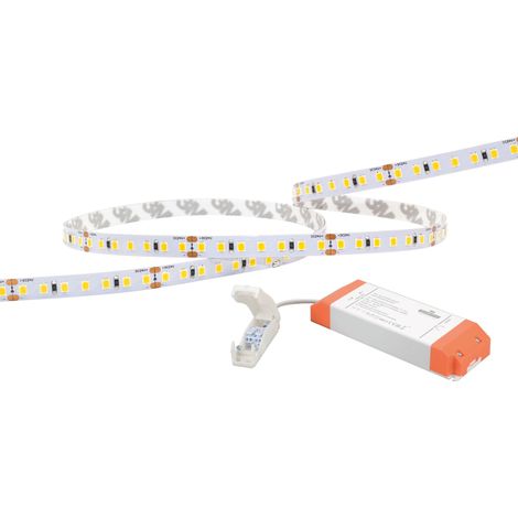 FLEX-LED 12 Ruban 24V LED SMD 3000K 59W 5750lm 50000h 120° IRC 90 repiquable ARIC 55546 (1/2)