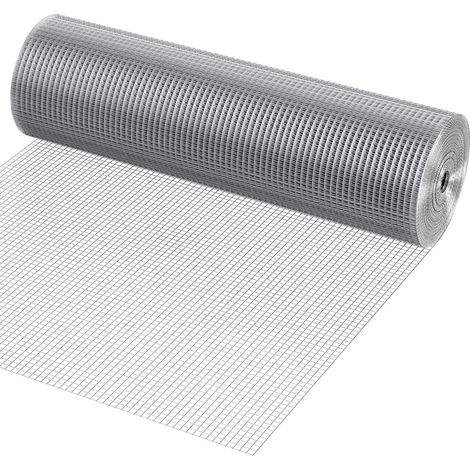 Tissu métallique galvanisé à chaud, maille 1/2 pouce, rouleau 36 x 100 pieds, fil 19 gauge, idéal pour clapiers, poulaillers et jardin. (1/5)