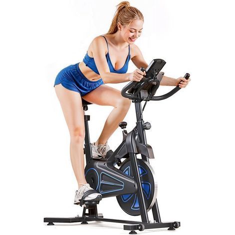 Vélo d'appartement - FORMILL - Spinning - Écran LCD - Roue 10Kg - Résistance magnétique