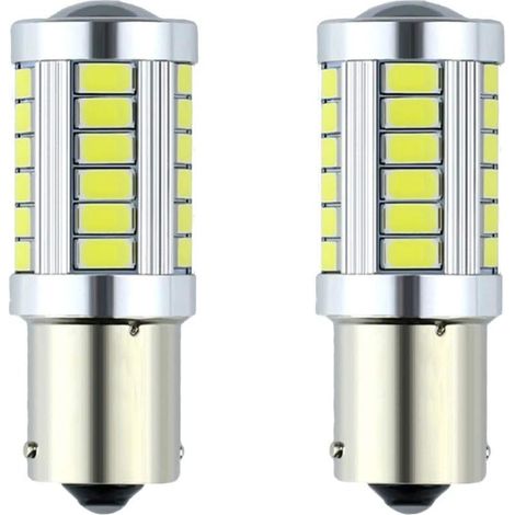 Nazalus-Hot Sale-10er-Pack 1156 BA15s P21W 33SMD 5730 LED-Leuchtmittel für R5w-Auto-Rücklichter (weiß, 1156)