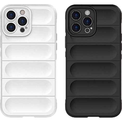 Adatta per iPhone, con airbag invisibili integrati, protezione contro le cadute di livello militare, compatibile con IP-13 Pro, materiale delicato sulla pelle, supporta la ricarica wireless, confezion (1/2)