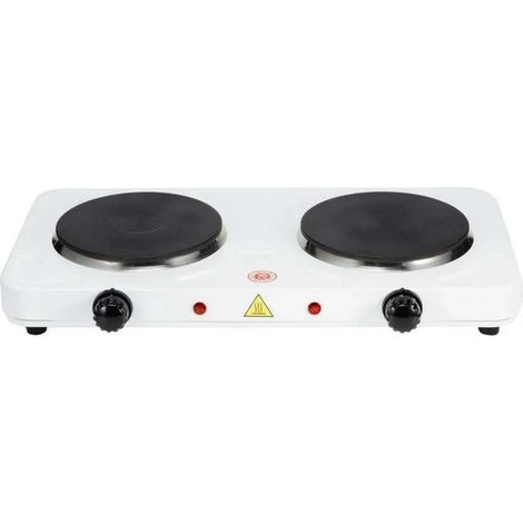 Fornello Elettrico Hercules 2500W - Piastra Ø185mm 1500W & Ø155mm 1000W con Termostato e Indicatore (1/4)