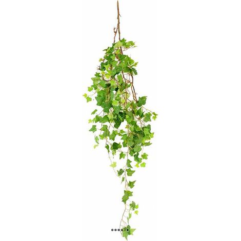 Grande chute de faux lierre en tissu L 160 cm vert (1/3)