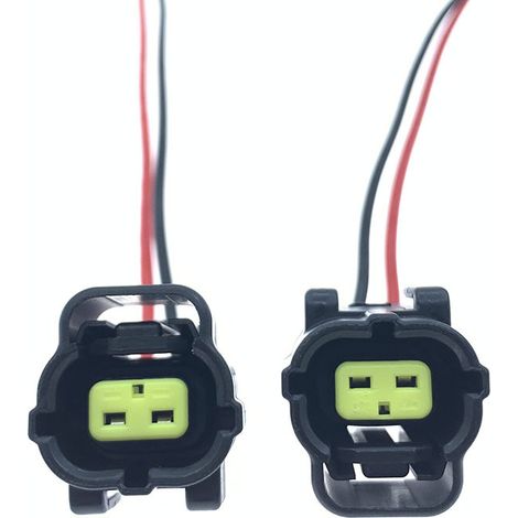 Connecteur de faisceau de câbles de l'électrovanne du canister à charbon actif compatible avec les modèles Suzuki Wagon R 1.4, Swift 1.3 et Liana 1.6 — JB1111-2P