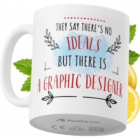 Lustige Kaffee- oder Teetasse mit witzigem Textdesign für Grafikdesigner – ideal für Geburtstage, Namenstage und Feiertage. Hochwertige Tasse für besondere Anlässe im Homeoffice oder Büro. Farbe: Weiß (1/5)