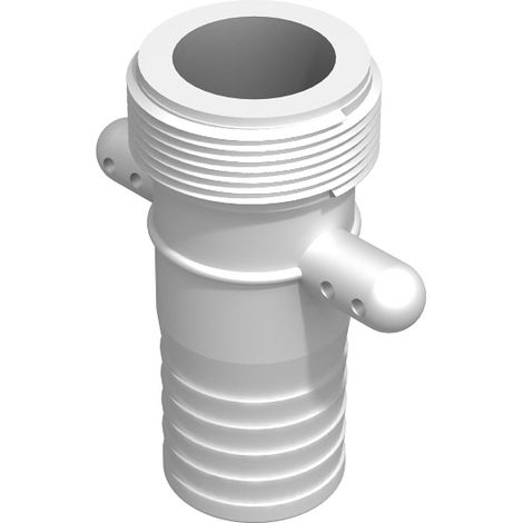 Raccord de tuyaux flexibles RS PRO Mâle Droit 1-1/2pouce, BSP 1-1/2" mâle, en PP ( Prix pour 1 )