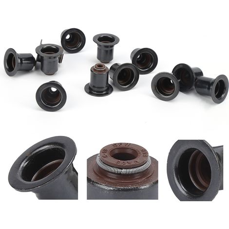 Kit 12 joints de queue de soupape moteur 11340034068 compatible BMW 325i 435i 535i 640i M4, étanchéité réparation, jeu de 12 pièces (1/5)