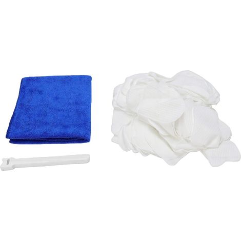 100 Pièces Filtre pour Robinet Coton 6x8 Cm, Anti-Éclaboussure (1/5)
