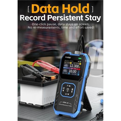 -10 Testeur de Résistance Interne Tension Batterie 18650 AC Acide Lithium Plomb Condensateur Voiture (1/4)