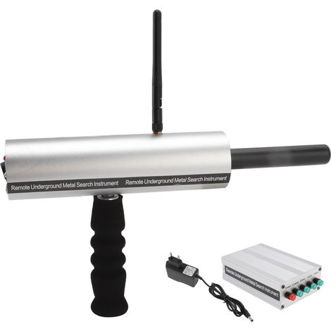 Détecteur métaux souterrain – scanner trésors – portée 1000 m – excellente sensibilité – antenne – recherche argent – prise UE