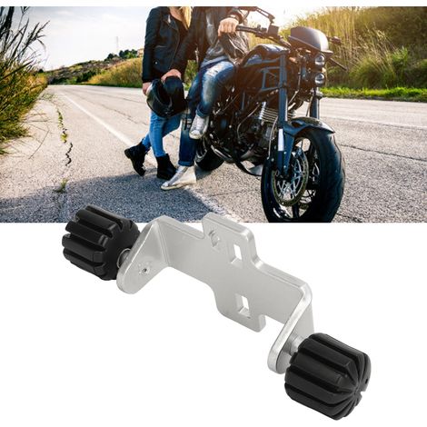 Motorrad-Modifikationsteile: Tieferlegungs- und Sitzverstellhalterung für BMW R1200GS LC 2013-2018 silber. (1/5)