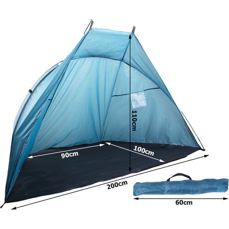 Tente de plage grand écran touristique pour la plage protection solaire (1/5)