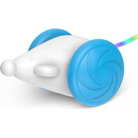 Interactive Cat Toy, Indoor Interactive Sound with LED Light, Cat Toys, USB Charging, Stimulates Hunting Instinct,blue (1/5)