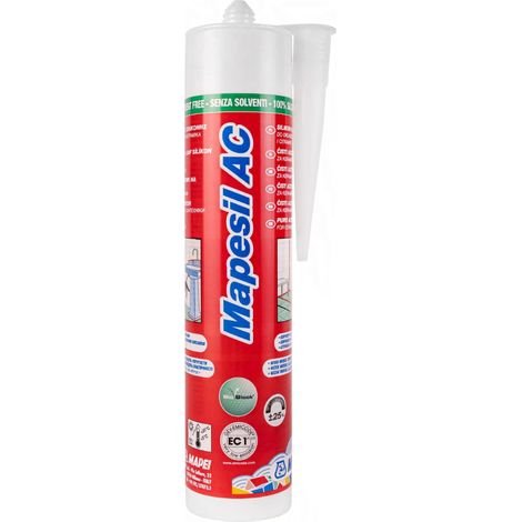 Silicone acetico giunture fughe colorato resistente muffa 310 ml mapesil ac colore- blu spazio - 172 - confezione 1