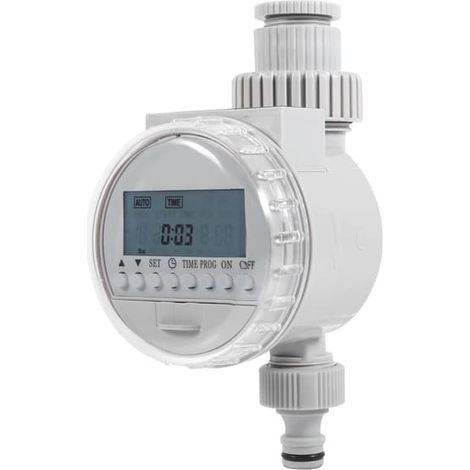 programmateur d'arrosage automatique solaire à économie d'eau pour la maison et le jardin avec écran LCD (1/5)