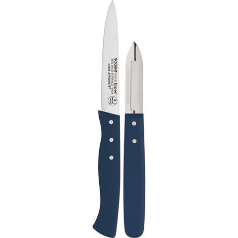 Duo-Kochset Schäler + Büro Blau Stahl - Profi - Nogent