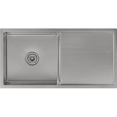 Lavello da cucina singolo 880 mm - acciaio inox - Limba