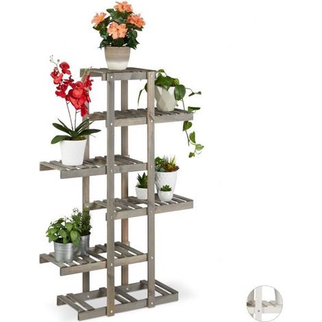 Mensola per fiori in legno 5 livelli 8 (1/5)