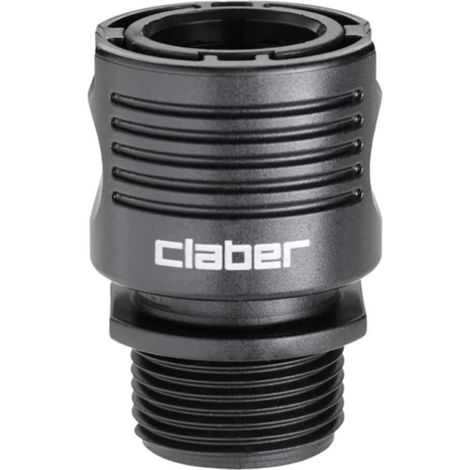 Raccord automatique fileté 3/4" blister - Claber