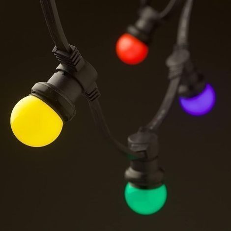 Ampoule LED Couleur B22 3W équivalente 30W 300LM AC 220V B22 Baïonnette Ampoules Guirlande Couleur LED Ampoules Multicolore pour Maison Bar Fête Décoration d\'ambiance - Lot de 40 [Classe énergétique (1/3)
