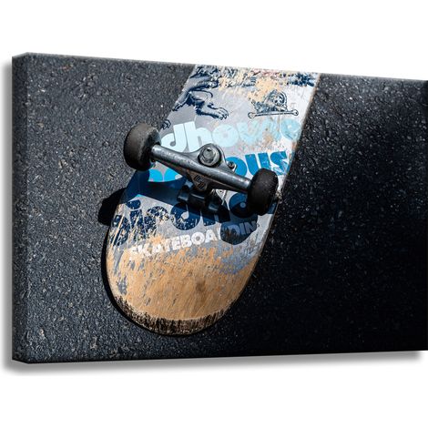 Leinwanddruck Jugend-Skateboard 60x40 cm