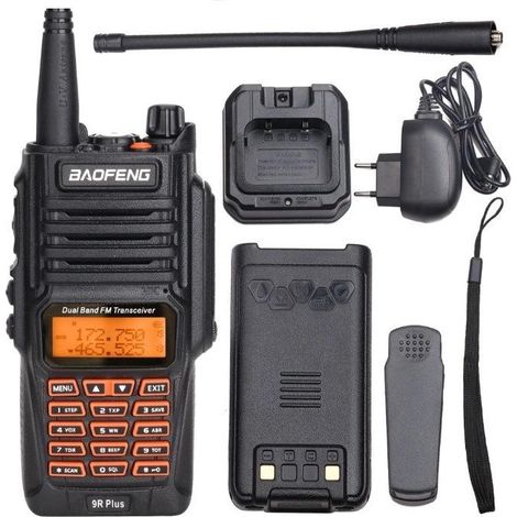Baofeng UV-9R Talkie-walkie double bande VHF/UHF Komradio-AquaForge (1/5)