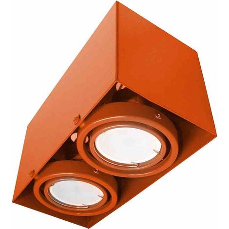 Spot plafonnier LED 14W Milagro Blocco ML844 orange