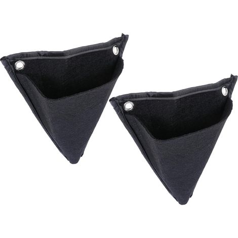 Lot de 2 sacs de culture décoratifs d'intérieur pour plantes, à suspendre pour légumes (1/5)
