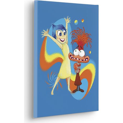Komar Canvasbild Disney und Pixar Inside Out Think Positive - 40 x 30 cm - Bild auf Keilrahmen (1/3)