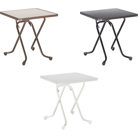 Best Madrid Klapptisch Rechteckig Gartentisch Beistelltisch Balkontisch 67x67 cm