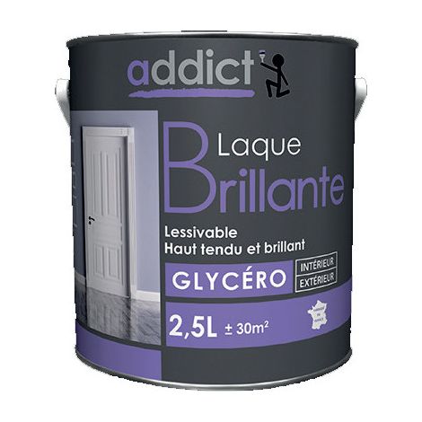 Pintura esmalte alquídico brillante de 2.5 litros blanco - Addict