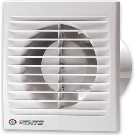 Ventilatore da bagno Ø 100 230V 14W 95m3/h 35dB a parete con interruttore a tirante (stile WP) 100SV