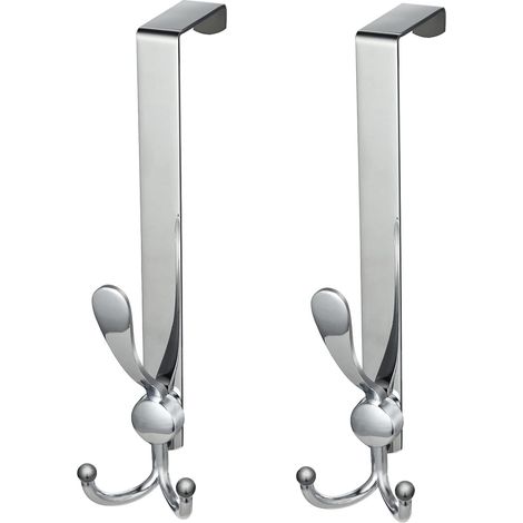 Porte Manteau pour Porte, 2 Pcs Patère de Porte sans Percage en Acier Inoxydable (1/5)