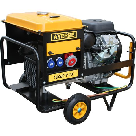 AYERBE - 5418000 - Générateur TX 16 000 V - Triphasé avec moteur Vanguard à démarrage électrique