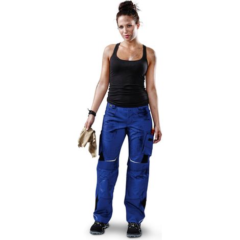 Kübler Damenhose PULSSCHLAG HIGH kbl.blau/schwarz Gr. 50 (1/2)