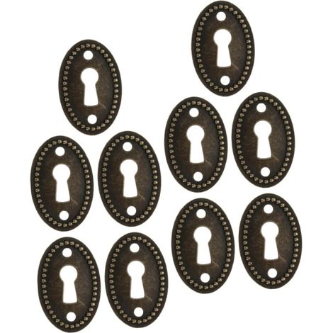 Kisangel Lot de 12 cache-serrures ovales style antique pour (1/5)