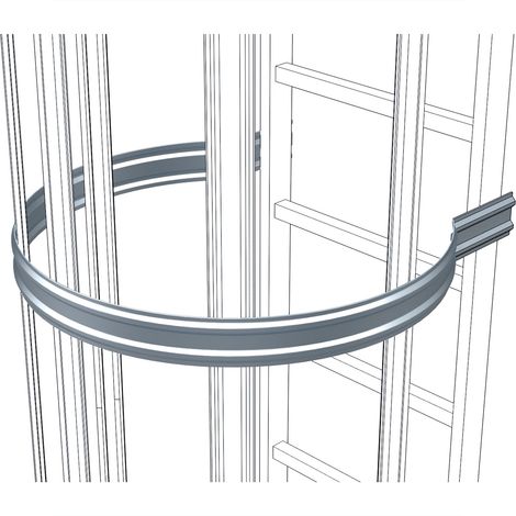 ZARGES Rückenschutzbügel D = 700 mm Stahl verzinkt