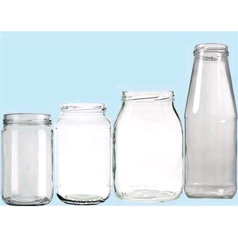 VASO VASETTO IN VETRO IMBOCCO D.63 mm - 370 cc /ml  Cf.24 PZ