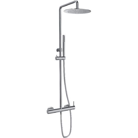 Columna de ducha monomando LOOP Cromado