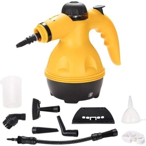 Portable Steam Cleaner - Household Appliances - 1000 W - 4 bars - 350 ml - Yellow (1/4)