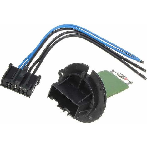 Résistance moteur ventilateur/chauffage compatible Peugeot 206 307 Citroën C3 Xsara – Ligne de câblage incluse – Installation facile - 6445kl (1/5)