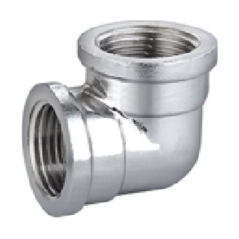 GOMITO A 90° FF IN OTTONE CROMO IBP 1/2&quot