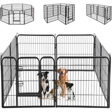 Recinzione Modulabile per Animali Domestici Recinto Interni e Esterni 77x60 cm (1/5)