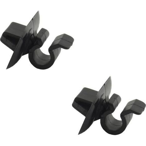 Lot de 2 Agrafe Clips Attache Fixation Barre de Capot prévu pour BERLINGO C2 C3 C4 C15 SAXO 106 306 407 605 806 PARTNER - 792834-Ywey (1/4)
