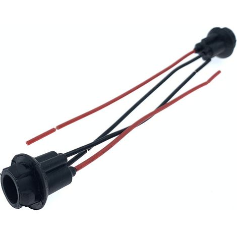 Instrumentenbeleuchtungssteckdose für Motorräder und Elektrofahrzeuge, Blinkersteckdose, Nebelscheinwerfersteckdose, T10-Steckdose, T10-Stecker (1/4)