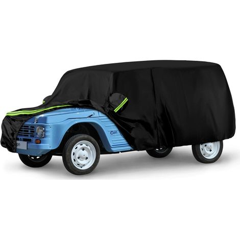 Autoabdeckung für Citroen Mehari 1968-1988, wasserdicht, mit Reißverschlusstür (1/5)