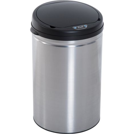Automatik Sensor Mülleimer Abfalleimer Ir Sensor, Rund, 30L, Optionaler Inneneimer, Edelstahl