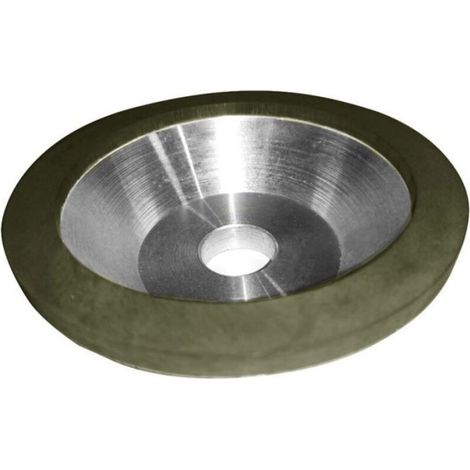 Meule Diamantée - Grain 600 - Résine - Pour Affûtage Fraises Carbure - 100 x 20 x 5 mm (1/5)